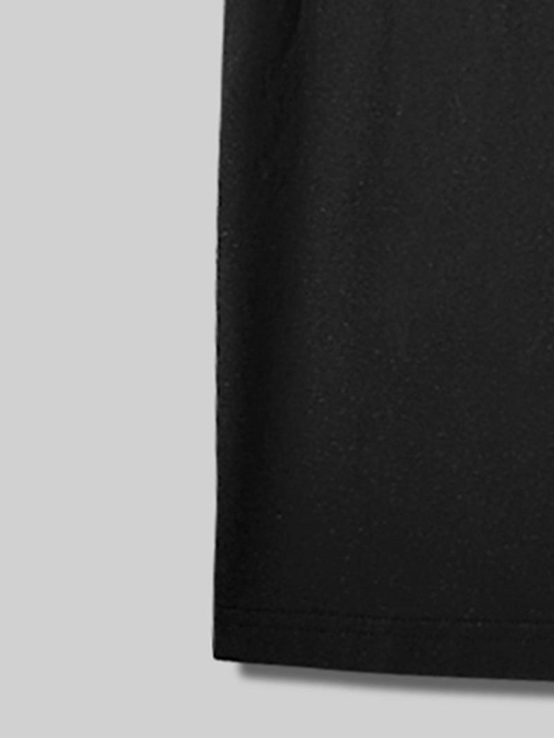 Product Introduction of Men's Letter & Coconut Tree Print Tank Top, Regular Fit Casual Comfortable Breathable Round Neck Sleeveless Vest for Summer, Men's Clothes for Beach Vacation 4