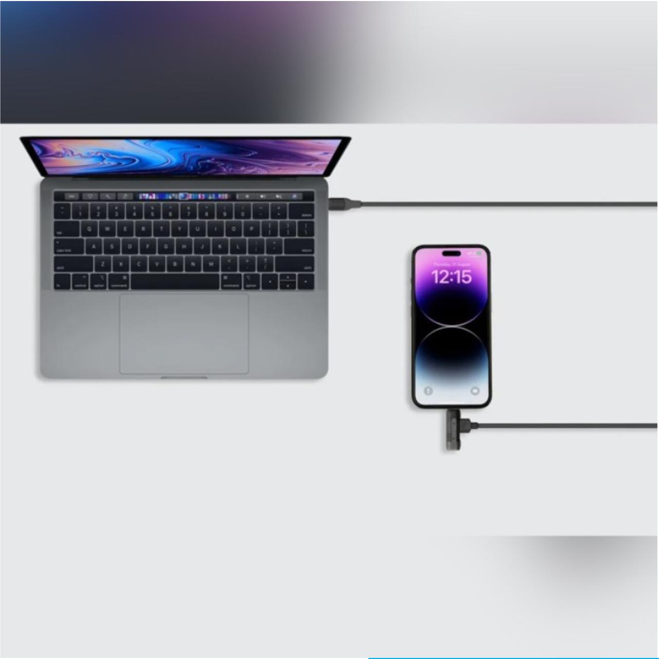 Cable Data USB C to iPhone Lightning Momax MFi PD Fast Charging Kabel