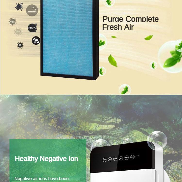 Product Introduction of Home Air Cleaner Office Commercial Anion Purifier Dust Removal PM2.5 Household Appliances 14