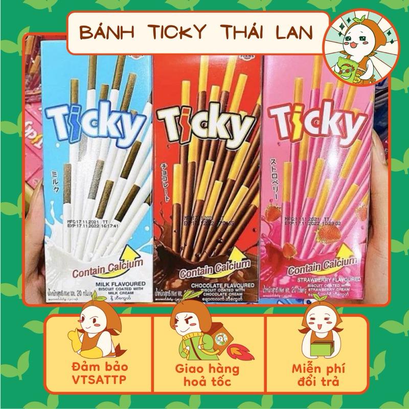 Bánh que Ticky Thái Lan, bánh quy que phủ kem các vị (hộp 20g, - TikTok ...