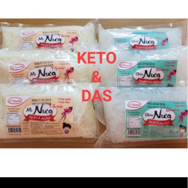 Combo 10 gói Bún nưa Mì nưa Miến nưa Phở nưa ăn Keto Das