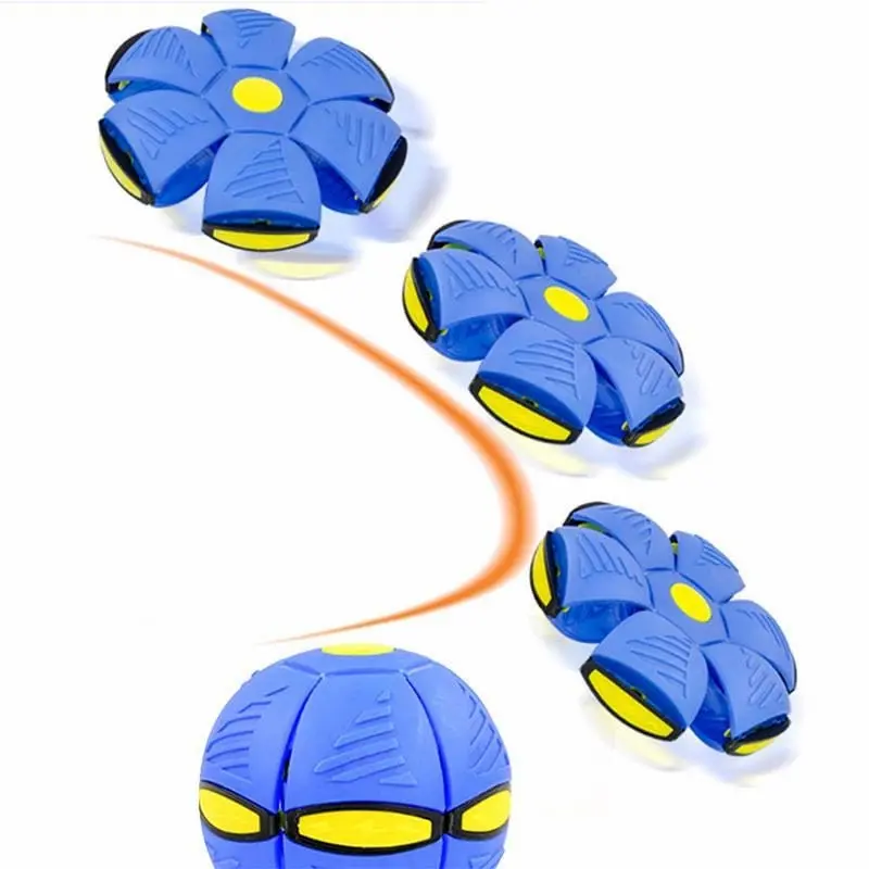 COD Bola UFO Magic Ball Loncat Mainan Anak - Bola Magic UFO Deformation Ball - Bola Magic Injak Ajaib Lampu plastik toys 4