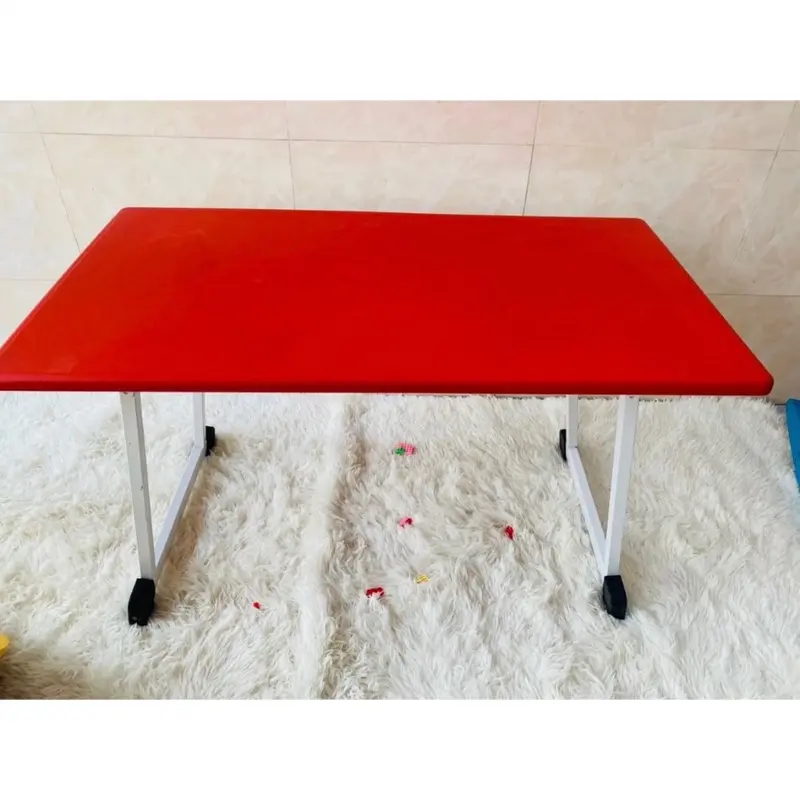 ￼Bàn mầm non, chân vuông , bàn học cho bé siêu đẹp kt 90*50*50cm (KO GHẾ) 2