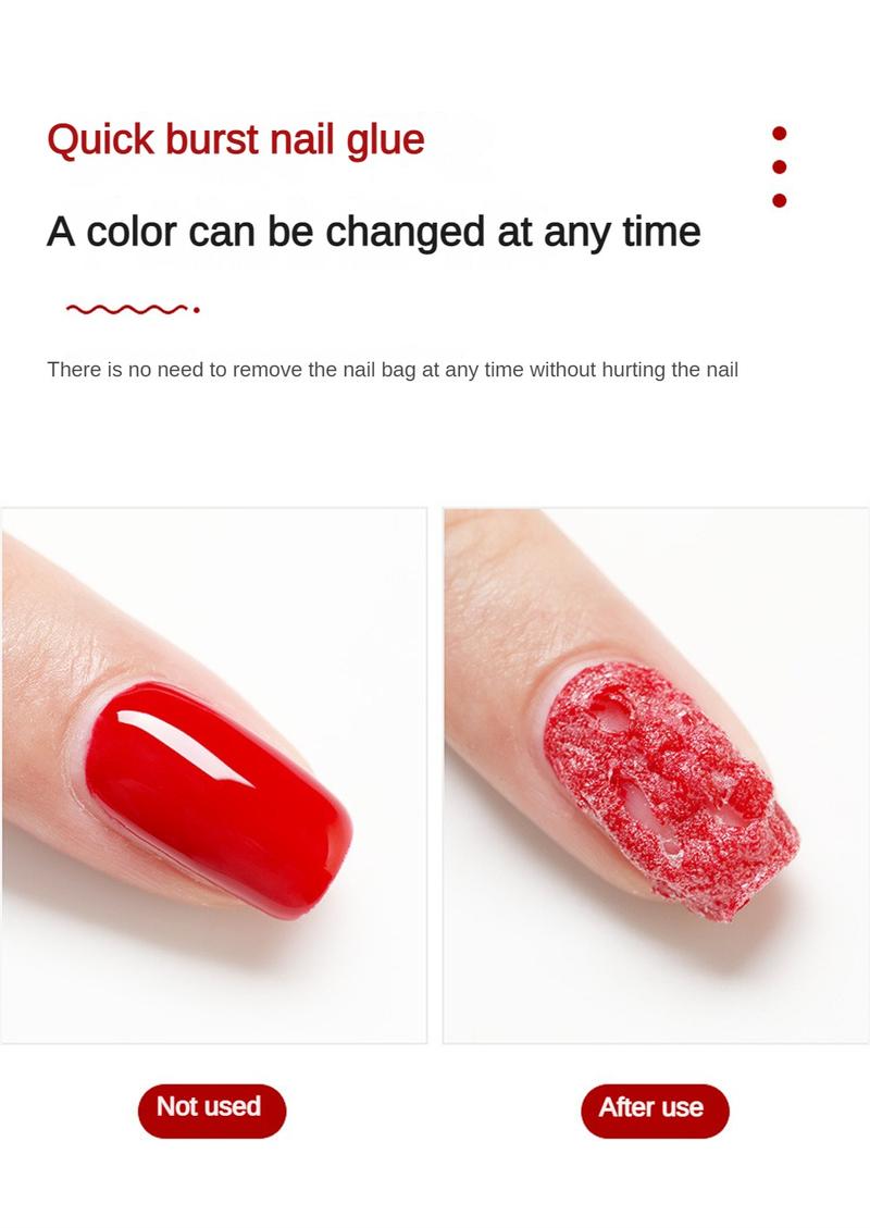Product Introduction of 【Buy 1 Get 3 Free】AS 4pc Ungluing Agent Nail Special Remover Nail Water Wear Nail Glue Dissolving Liquid Nail Drilling Jewelry Powerful Removal Tool 24