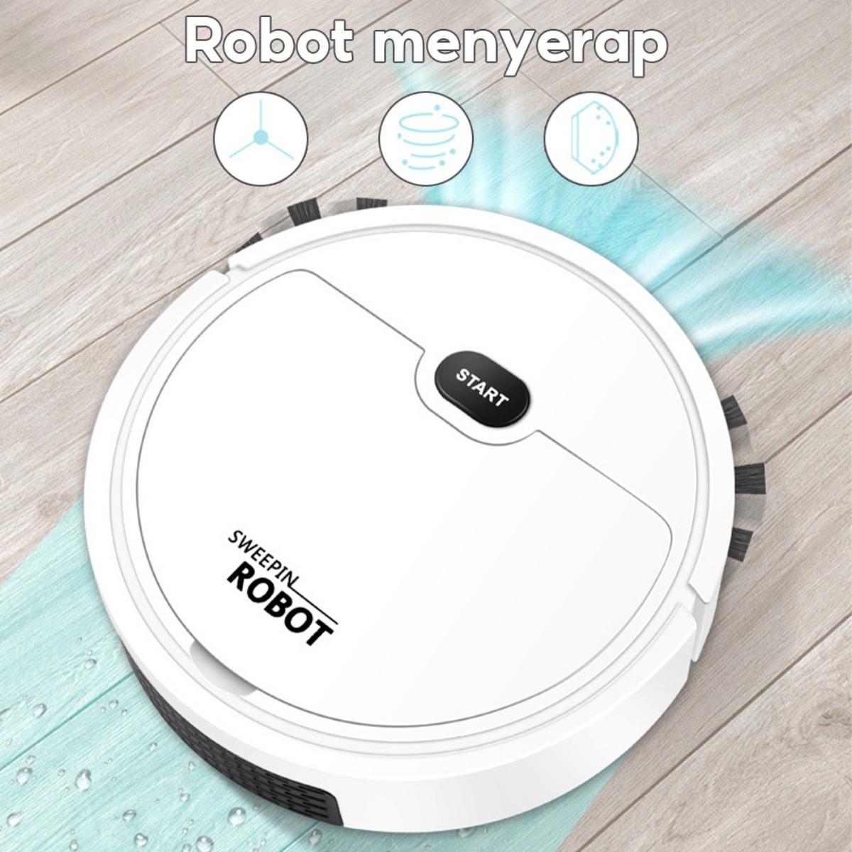 Robot Penyedot Debu Mini Canggih - Fungsi 2-in-1 otomatis untuk menyedot debu, menyapu, dan mengepel, sistem navigasi cerdas, pembersihan efisien, cocok untuk karpet, lantai keras, dan ubin, asisten pembersih rumah yang praktis. Robot Penyedot Debu Mini Canggih - Fungsi 2-in-1 otomatis untuk menyedot debu, menyapu, dan mengepel, sistem navigasi cerdas, pembersihan efisien, cocok untuk karpet, lantai keras, dan ubin, asisten pembersih rumah yang praktis.