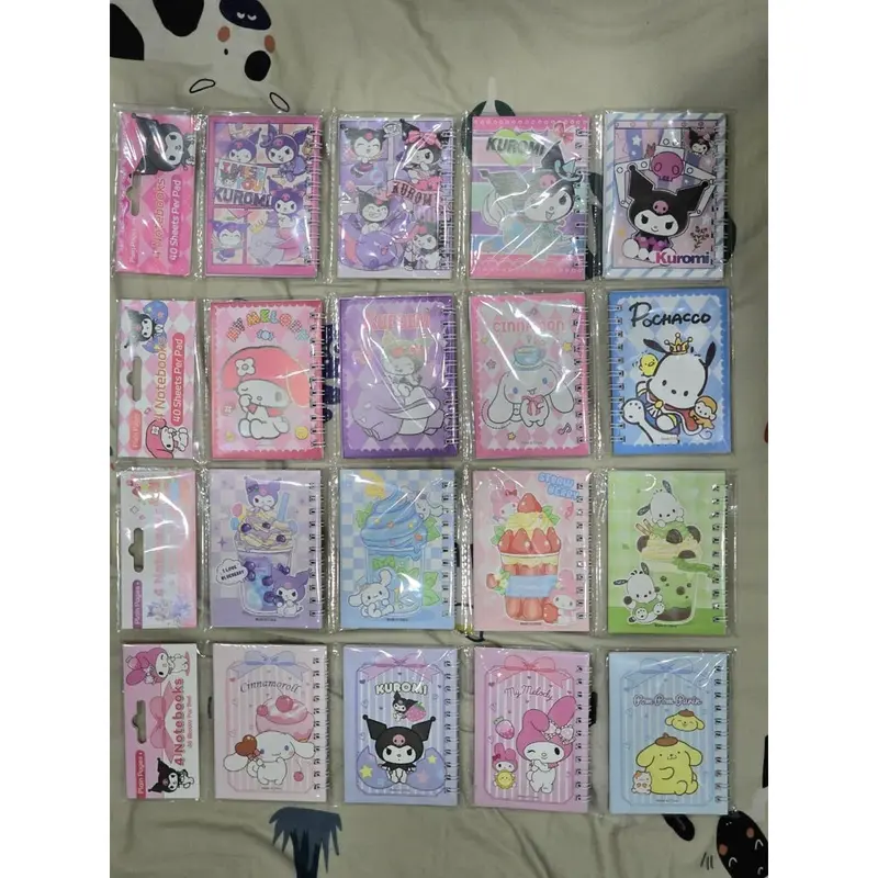 (Per 1 Pack 4Pcs) NoteBook Ring Motif A7 Note Book Ring Motif S*nr*o K*r*mi M*l*dy - GG0385 1