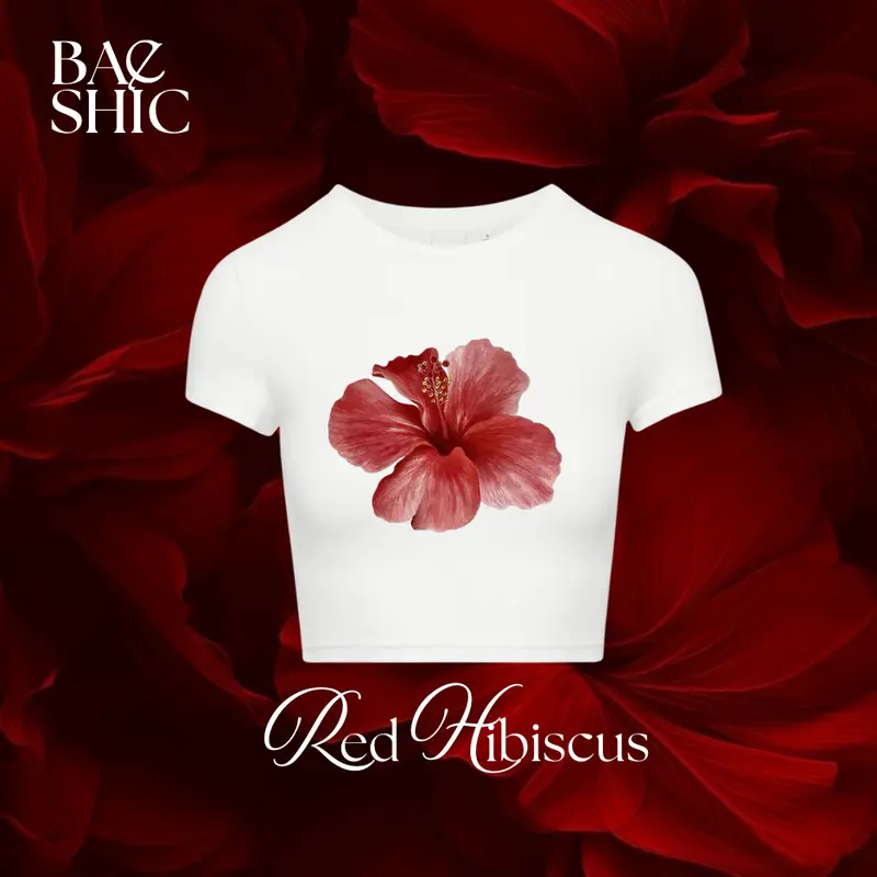 Baeshic Baby Tee - Flowers Edition - White 2