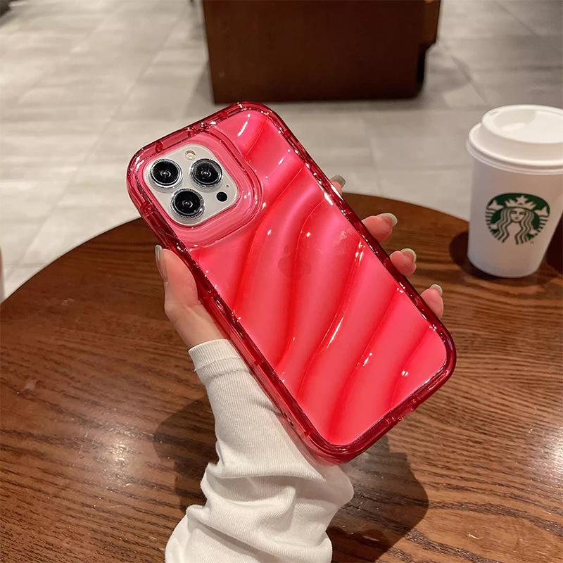 Product Introduction of Ốp Gợn Nước, Mới, Dành Cho Apple iPhone 14 Pro Max, iPhone 15, Ốp Laser, Chống Sốc 16, Vỏ Bảo Vệ, Tương Thích Với iPhone 13 6