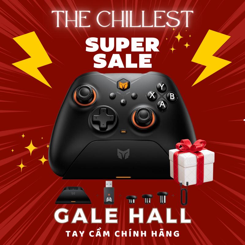 Tay cầm chơi game Bigbigwon Gale Hall, Hall Effect Joystick, Hall effect Trigger, Kết nối có dây, không dây USB, Bluetooth, phù hợp với PC/Laptop/Smartphone/Nintendo