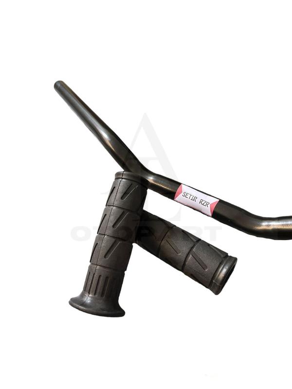 PAKET STANG / STIR RZR BLACK SERIES PLUS HANDGRIP KAWASAKI / KAZE UNIVERSAL BISA UNTUK SEMUA JENIS MOTOR 2