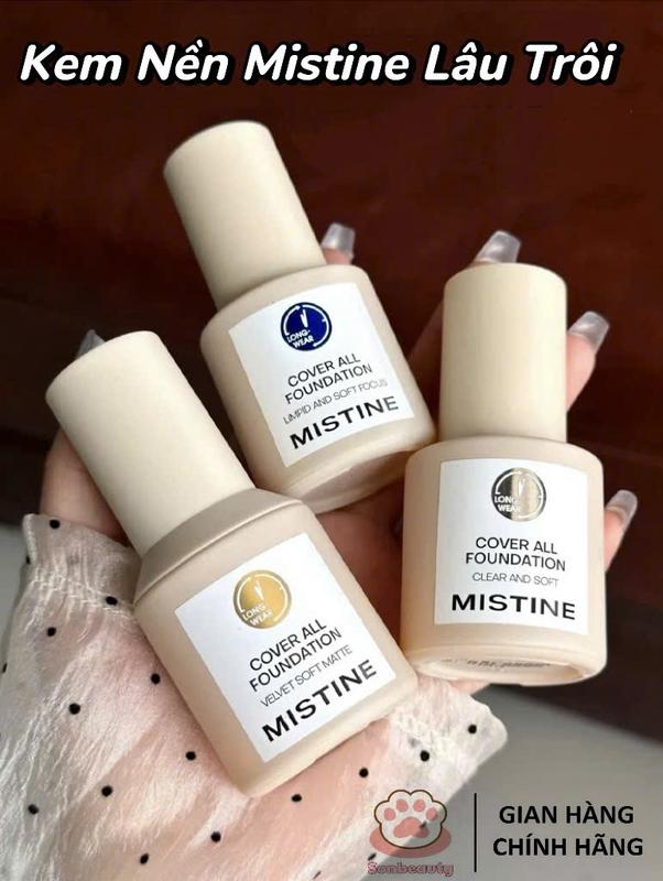 [ MISTINE ] Kem Nền MISTINE, Che Khuyết Điểm MISTINE 5g-30g,  Kiềm Dầu, Dưỡng Ẩm Lâu Trôi Mỹ Phẩm Cosmetic Nữ Women Trang Điểm Cushion