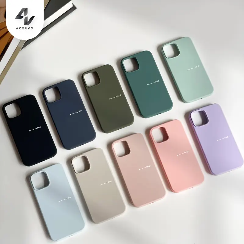 Silicone iPh*ne Case Full Cover Bludru Soft Case for 15 - 16 Series Easy to Clean Casing 2