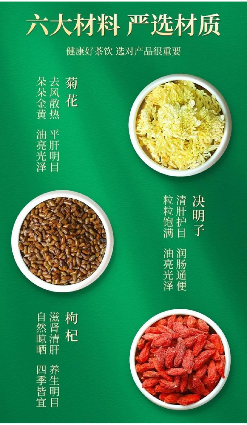 Product Introduction of 【SG hot selling】Beijing Tongrentang Dandelion Chrysanthemum Cassia Seed Tea Bag(Clearing heat and removing toxins, clearing the liver and improving eyesight, moistening the bowels and laxatives, and inducing diuresis to disperse lumps 19