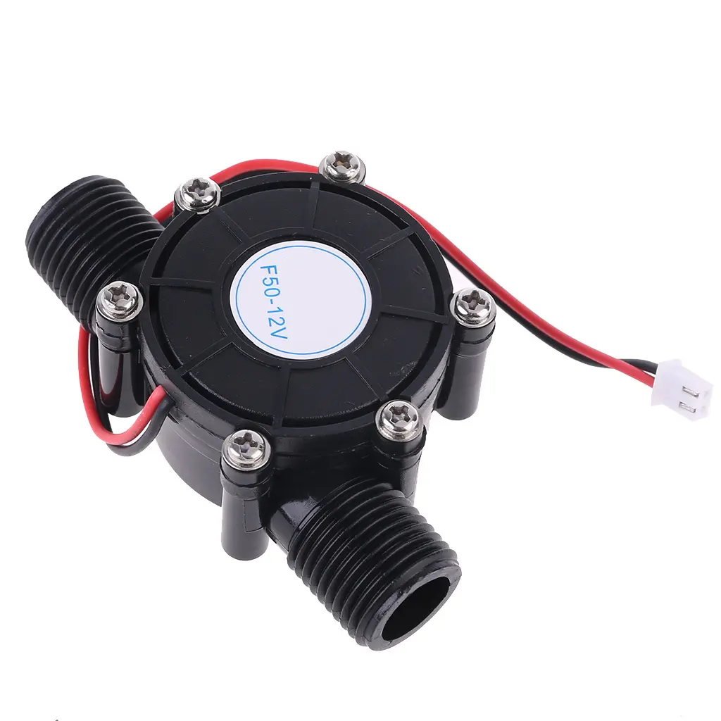 Máy phát điện thủy điện siêu nhỏ, DC12V / 80V, 10W, Máy phát điện lưu lượng nước ren nam G1 / 2 ", Nước mini cho máy phát điện tuabin, Sử dụng trong gia đình