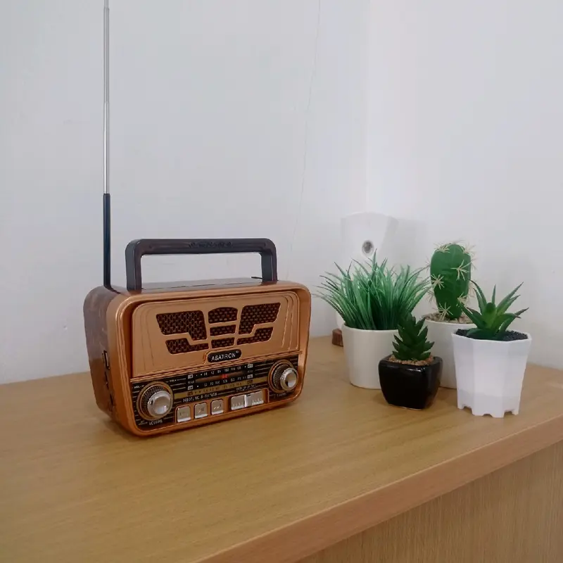 Radio Asatron R-1117 USB Bluetooth dengan Saluran FM, AM, dan SW 1