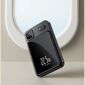 10000mah Portable Charger, Super Fast Charging Wireless Power Bank, Compatible with iPhone Devices, Built-In Lithium Ion Battery