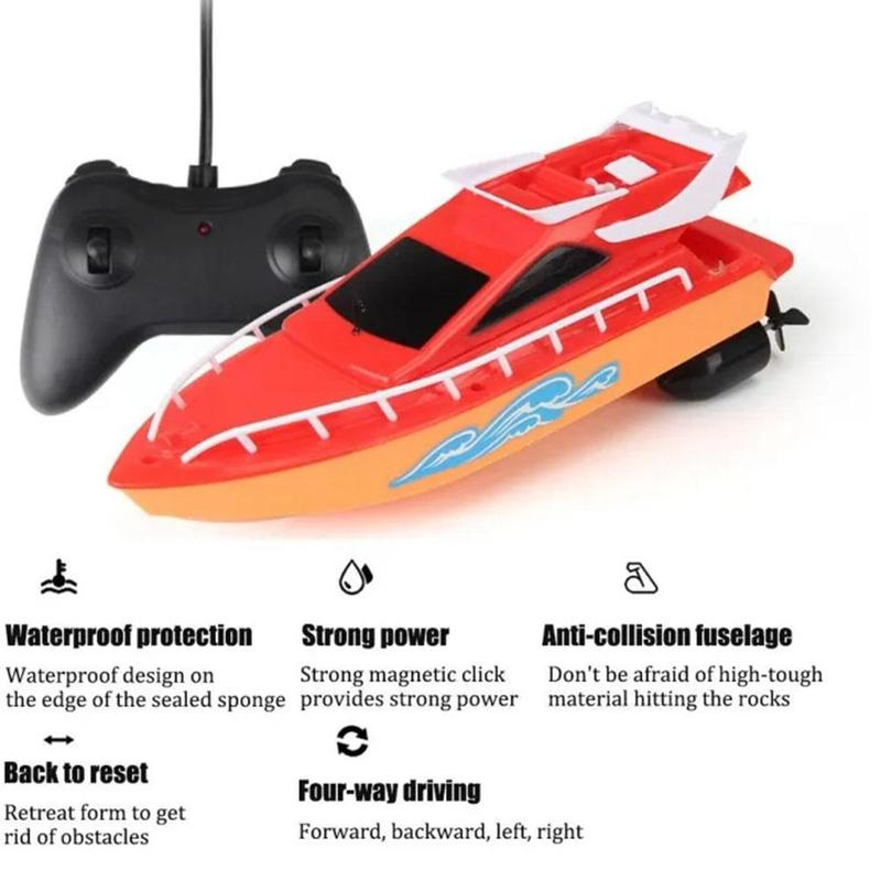 Product Introduction of High Speed Racing Rechargeable Batteries Wireless Waterproof  Super Remote Control Boat For Kids Toys  Remote Boat Gift 38