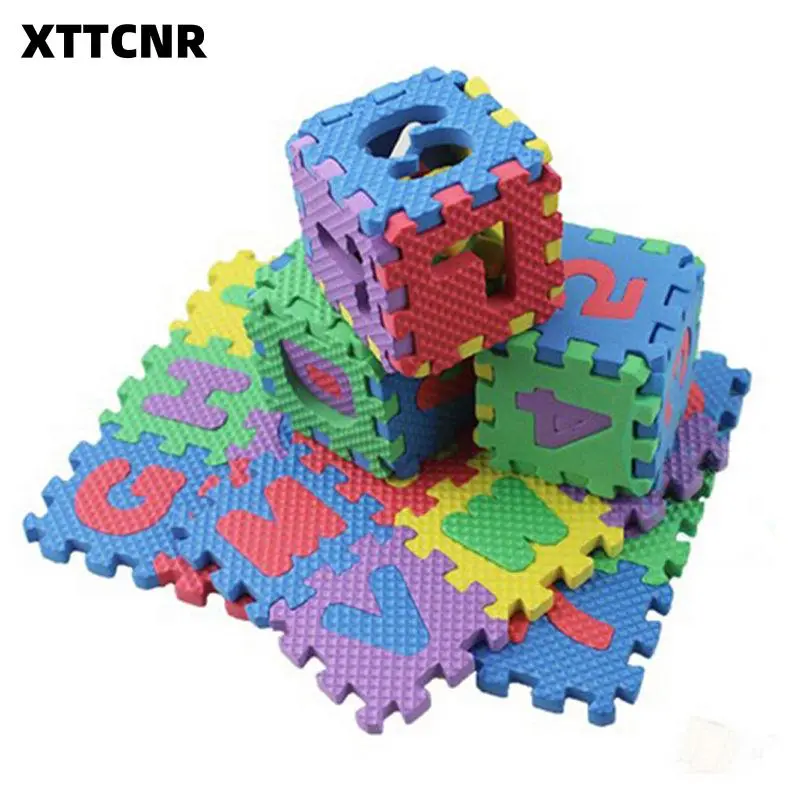 36 Pieces Cute Puzzle Playing Crawling Mat Learning Educational Toys
