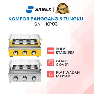 SANEX Kompor Panggang 3 Tungku SN-KP03