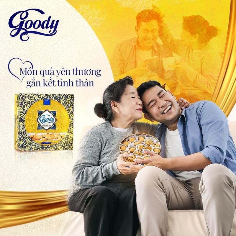Product Introduction of Hộp thiếc bánh Goody Original thương hiệu Bibica cao cấp 908g kèm túi xách- HKD Ngọc Quỳnh 11