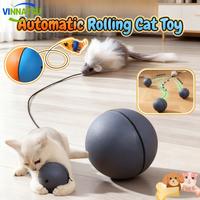 Gambar Vinnatsu Bola Mainan Hewan Peliharaan Pet Mainan Anjing Kucing Bola Mainan Kucing Bola Tikus Listrik Bergulir Cerdas Hewan Peliharaan Bola - Oranye dari Vinnatsu official Kab. Tangerang 1 Tokopedia