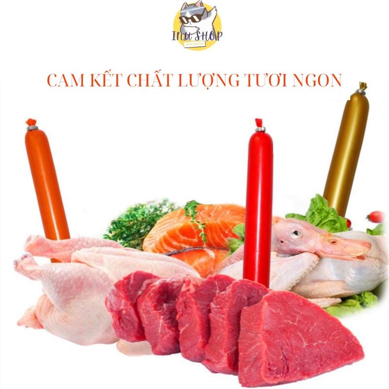 Product Introduction of Combo 15-30 thanh xúc xích cho chó mèo trọng lượng 15gr, đồ ăn cho chó mèo giàu dinh dưỡng và tiện lợi. 31