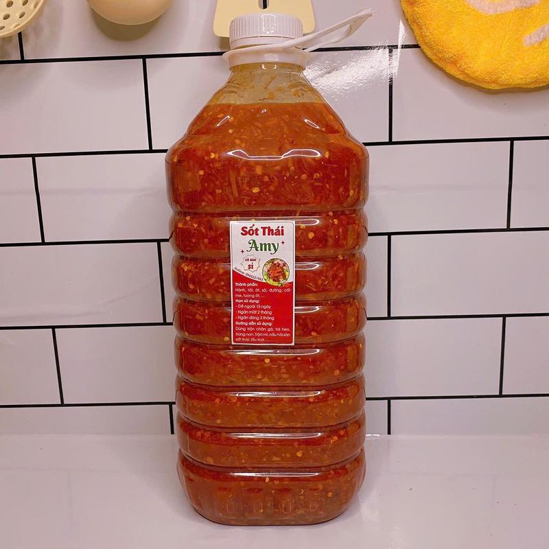 Sốt thái trộn chân gà giá sỉ can 5L