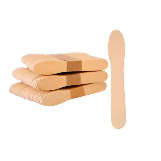 Sendok kayu es krim (isi 50 pcs) Sendok racak bahan kayu pinus