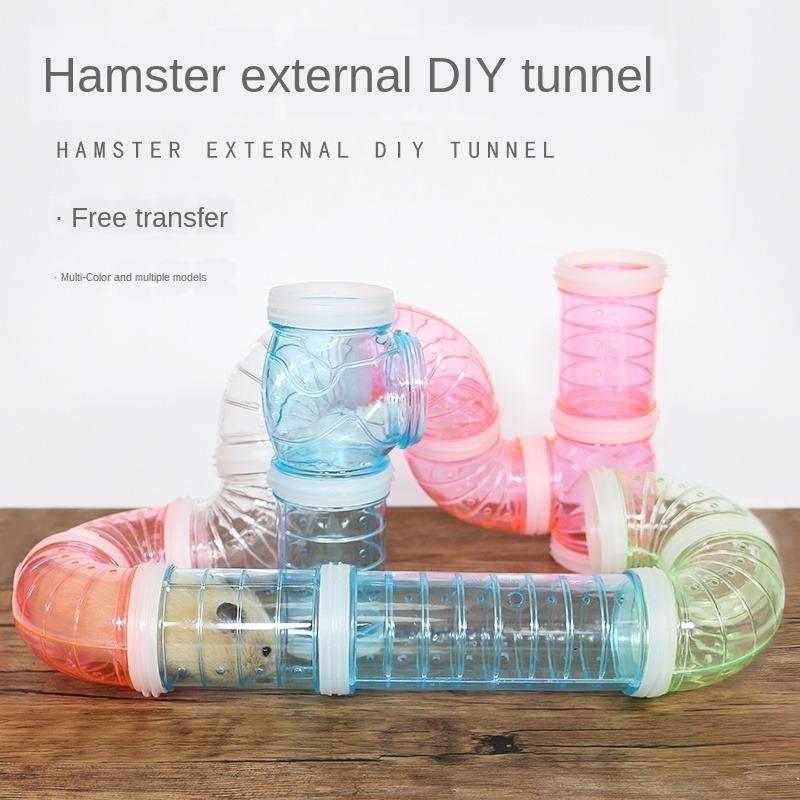 Đường hầm Hamster, Hàng mới về, Thiết kế mê cung nối tự làm, Lồng Hamster, Đi kèm với Cành hoa và Chuột, Ống chui, Ống nhím gấu vàng, Đi kèm bên ngoài 3