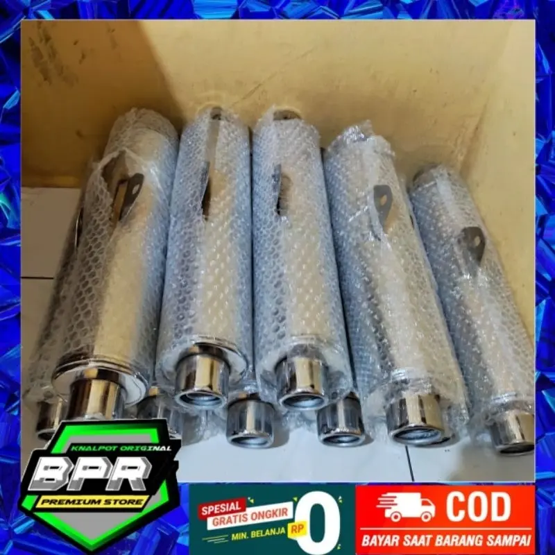 Knalpot Standar Satria Fu CKD silincer tabung dan adaptor Satria fu PNP untuk vixion New Vixion old CB150R New LED CB150 3