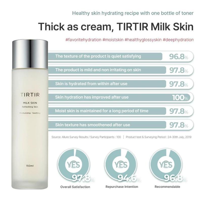 In Stock- TIRTIR Milk Skin Toner 150ml - Nature-Oriented Ingredients for Dry Skin 5
