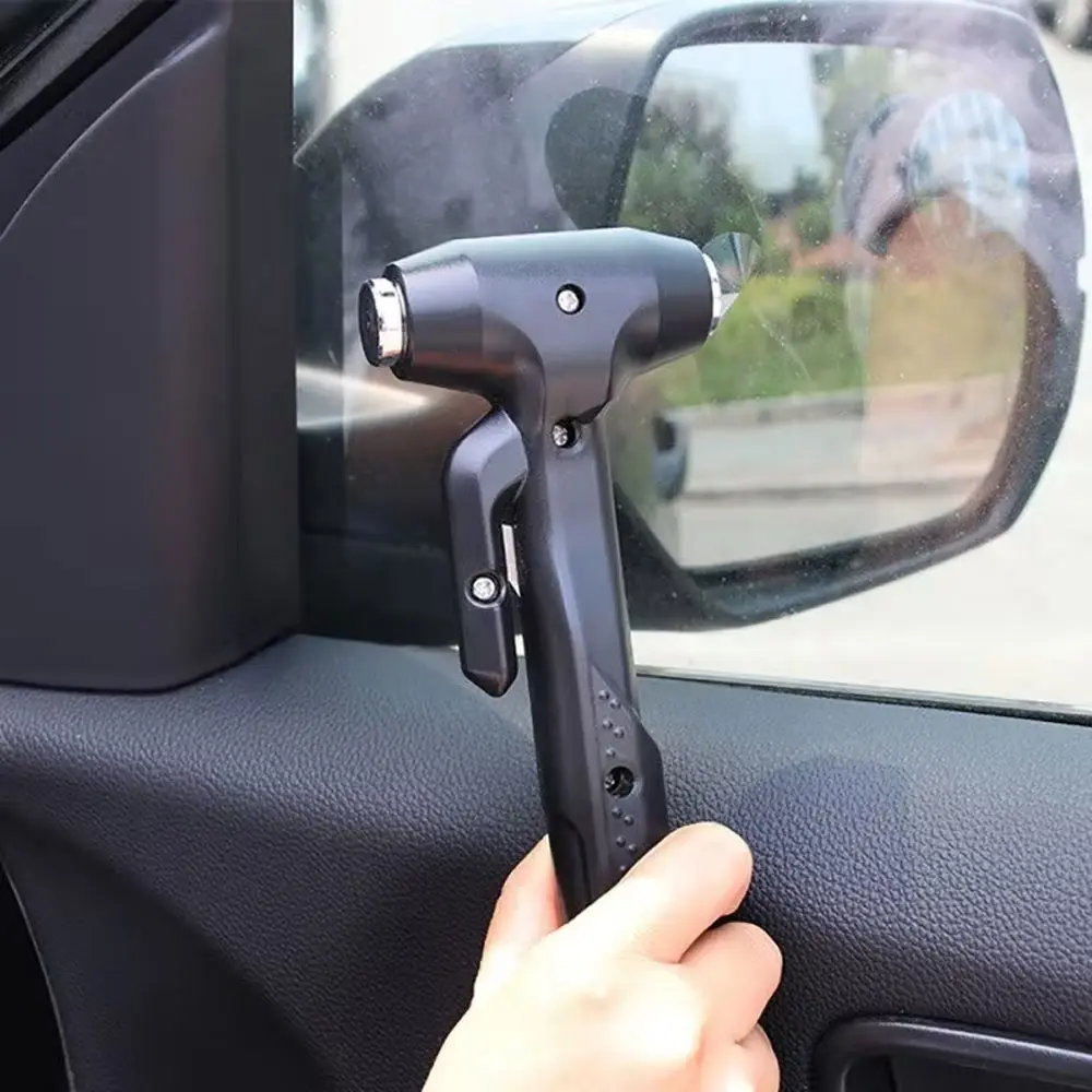 Pemecah Kaca Mobil Emergency Safety Glass Breaker | {Black} Black