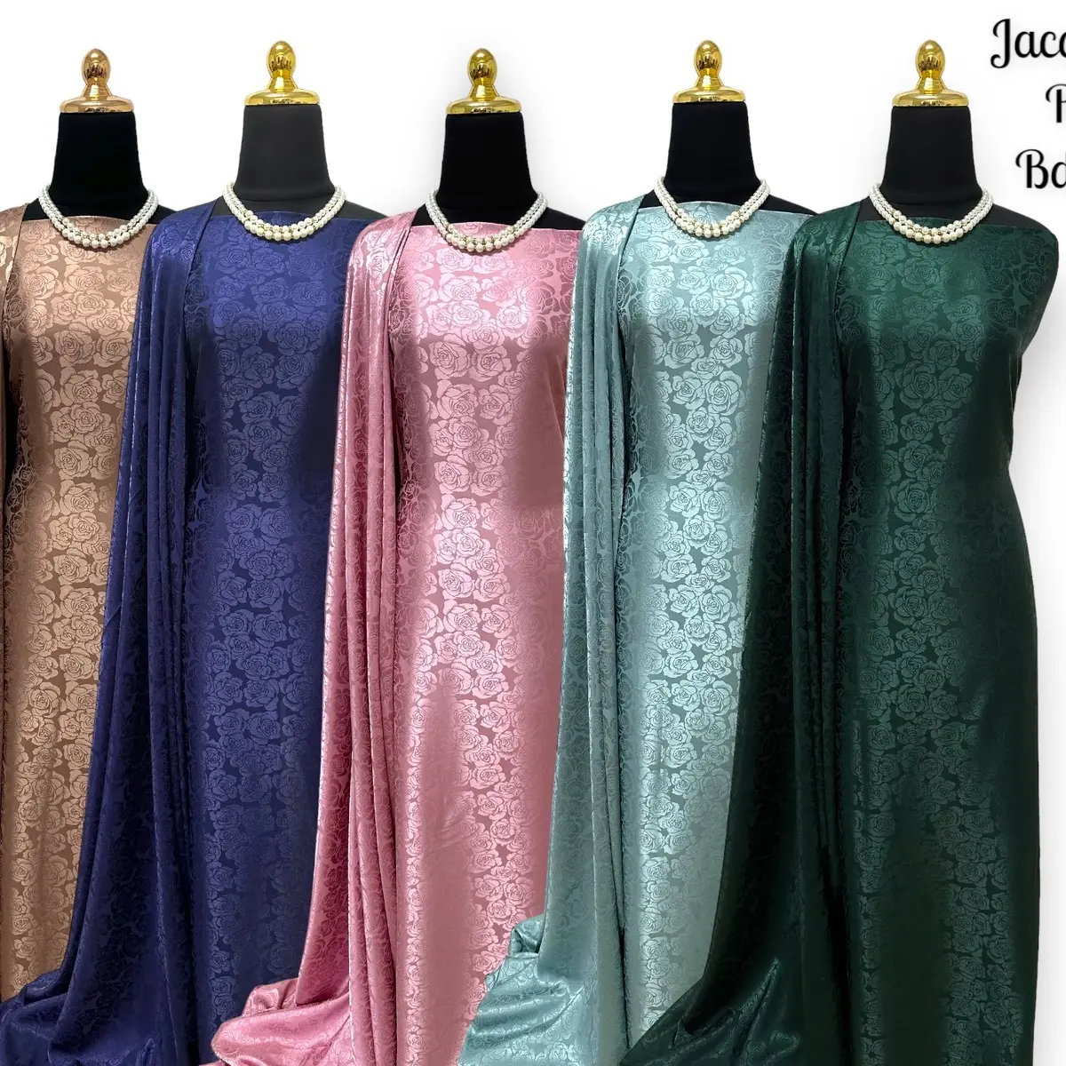KAIN PASANG TERBARU️️,jacquared bdg 60[ 1 ] Satin