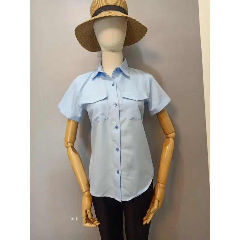 áo sơ mi nữ tay cộc nhiều màu(hình thật ở cuối) 5