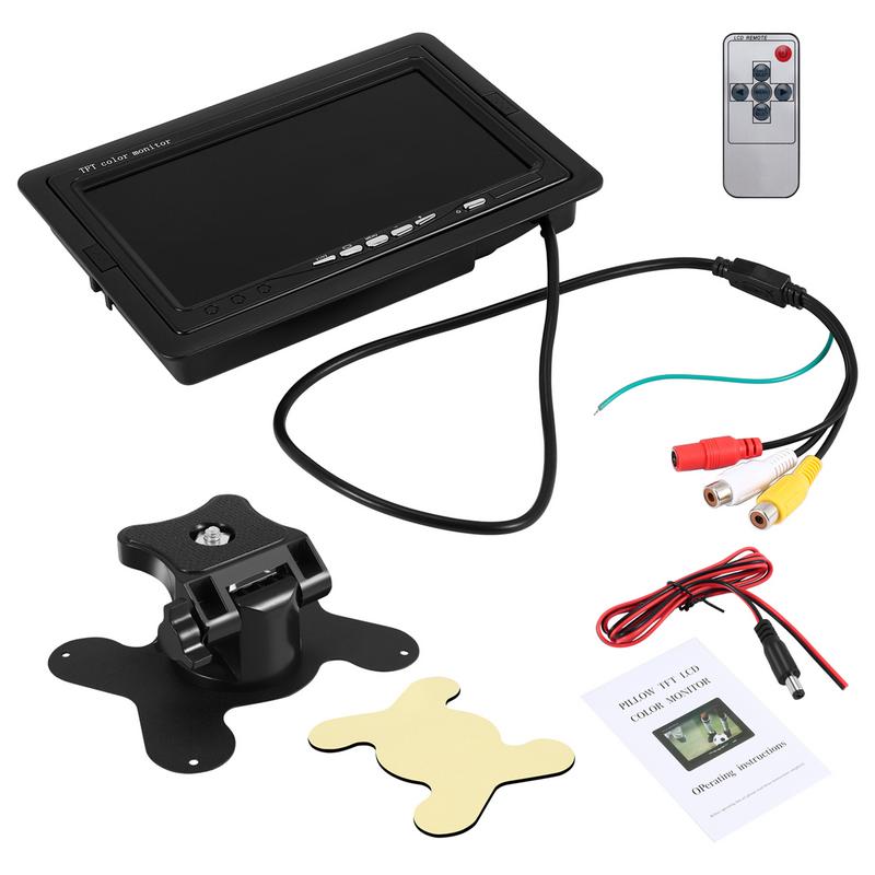 Màn hình TV mini, màn hình HD 7 inch, 800X480, Cầm Tay, Thích hợp cho DVD / CMMB, Đầu vào cho ô tô và xe tải, Hai cổng vào, dành cho ô tô và xe tải chở khách