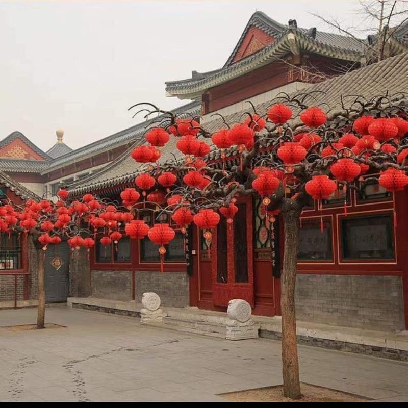  Combo 10-50-100 Đèn Lồng Treo Tết Chất Liệu Giấy Nhựa Đỏ Chống Thấm Nước Kích Thước Đầy Đủ Trang Trí Nhà Cửa Sân Vườn Lễ Hội Cưới Hỏi Giá Rẻ 