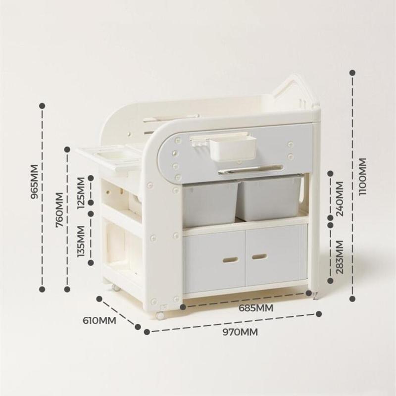 Movable baby Diaper Changing Table Portable Bath Daycare Center Household Standing Baby Changing Table Baby Changing Table 6