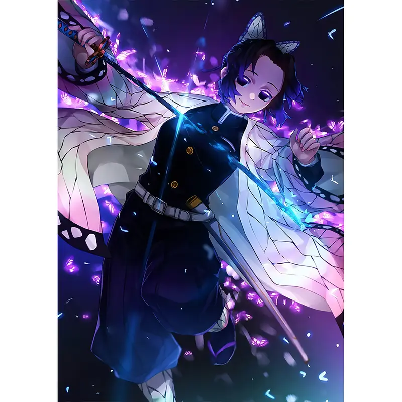 Poster Dán Tường A3 A4 Kimetsu No Yaiba | Sẵn Keo Mặt Sau 4