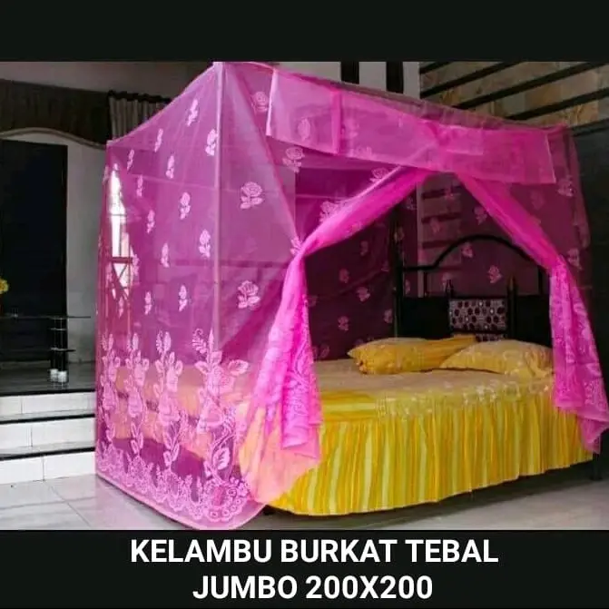KELAMBU BURKAT TEBAL JUMBO UK 200X200