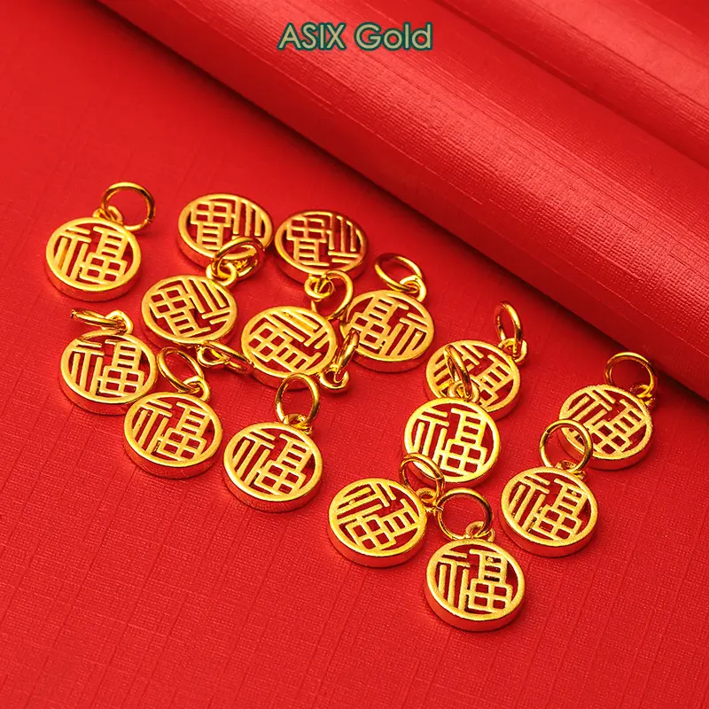 DIY Charm Pendant Chinese Style Blessing Pendant Fashion Gift Jewelry