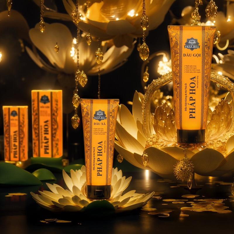 Combo Gội Xã Gừng & Hà Thủ Ô ( Pháp Hoa ) - Phiên Bản Primeum ( Mới ) - Kích Mọc, Gàu Ngứa, Kiềm Dầu, Giảm Rụng, Phục Hồi, Cấp Ẩm, Phồng Chân Tóc 2