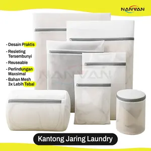 NANVAN NVN-WN01 Kantong Jaring Laundry Premium - Tas Jaring Mesin Cuci Anti Kusut,Tahan Lama,Anti Sobek
