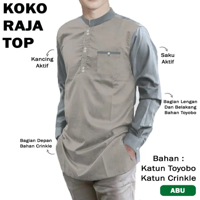 RAYA COLLECTION RAJA TOP KOKO LENGAN PANJANG 0