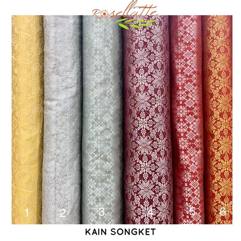 Kain Songket Tenun Semi Palembang Indonesia