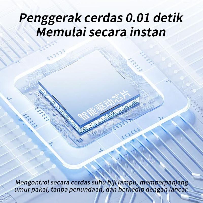 Lampu LED AC DC H4 Laser Gun P15 BHOLAM Depan LED AC DC H4 Laser Senja Beat Vario Scoopy Supra Revo Jupz Vega Blade Mio J Mio Soul DLL Motor Vehicle - Car