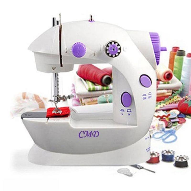 Máy may mini gia đình CMD, may khâu cầm tay để bàn siêu tiện lợi