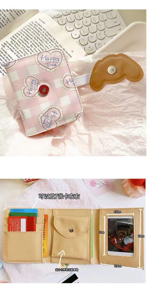 Product Introduction of Ví Nhỏ Khi Tôi Nhanh Chóng Đến Với Bạn, Zhang Miao Yi Su, Phong Cách Cô Gái Trẻ Hoạt Hình Dễ Thương, Túi Đựng Thẻ, ví đựng tiền Xu 3
