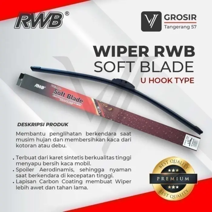 WIPER COLT DIESEL PS100 PS120 Soft Blade RWB 2 Pcs 4