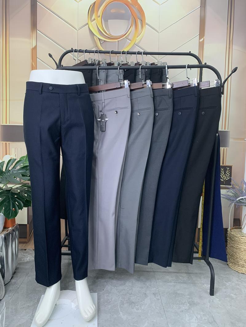 Product Introduction of Quần Tây Nam Suông Ống Đứng chất nống chéo 79 co giãn nhẹ  ống 18 - 23cm Menswear Pants Ong 8