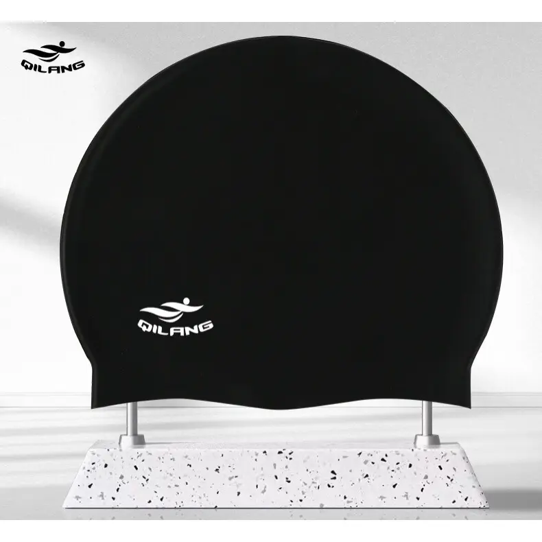 Mũ bơi Silicone dành cho Người lớn, Trẻ em Phổ thông Mũ bơi không thấm nước 1